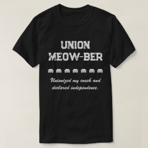 T-shirt Union Meow-ber - Unionisé mon canapé