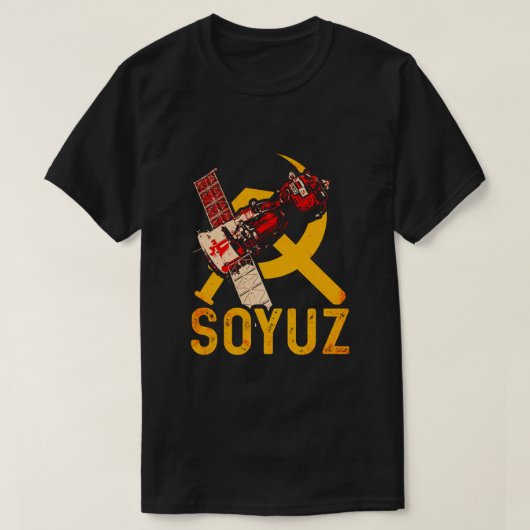T-shirt Union soviétique spatiale Soyouz (Design devant)