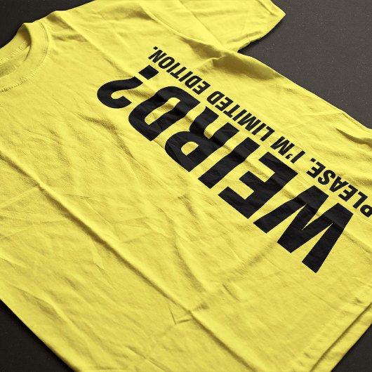 T-shirt Unique Bizarre Limitée Tee - Style Stand Out