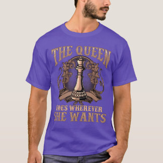T-shirt Unique Chess Art for Women Girls Chess Lover Chess
