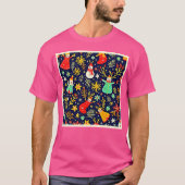 T-shirt Unique Colorful Festive Pattern Art (Devant)