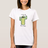 T-shirt unique de geek de cactus de cactus (Devant)