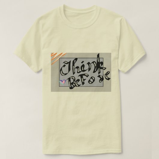 T-Shirt unique et attractif pour hommes (Design devant)