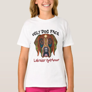 T-shirt unique Labrador Retriever vilain chien vis