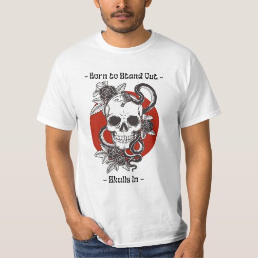 T-shirt unique pour hommes (Devant)