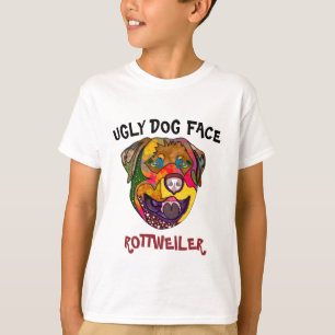 T-Shirt unique Rottweiler pour chien moche