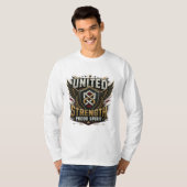 T-Shirt Unis dans la Force, Esprit Fier (Devant entier)