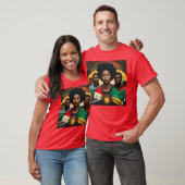 T-shirt Unis dans la force rétro (Unisexe)