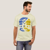 T-shirt Unis et brillants : une vision de collaboration (Devant entier)
