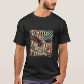 T-shirt "Unis et forts." nous (Devant)