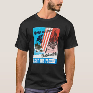 T-shirt Unis Nous Sommes Divisés Nous Tombons 4 juillet Pa