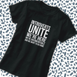 T-Shirt Unis pour les Introvertis