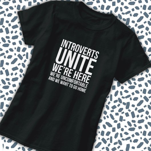 T-Shirt Unis pour les Introvertis