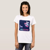 T-shirt Uniscorn Funny Unicorn Conception de l'intimidatio (Devant entier)