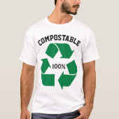 T-shirt unisex 100% Compostable (Devant)