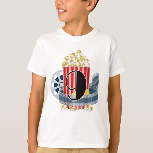 T-shirt unisex age neuf Anniversaire pop-corn film (Devant)