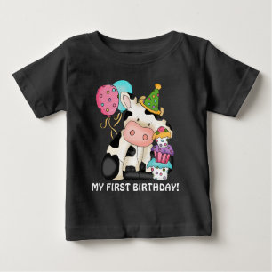 T-shirt Unisex Anniversaire vache Premier Annivers