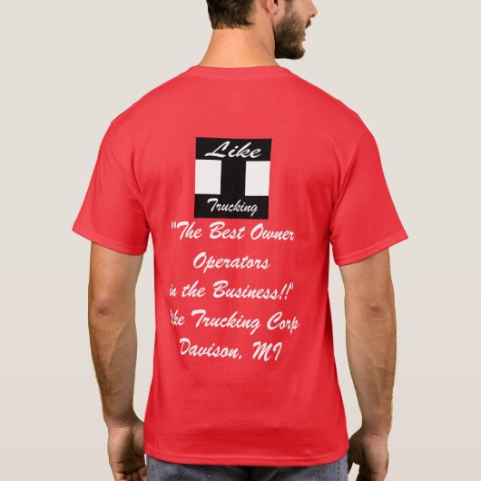 T-shirt Unisex Comme Trucking Tee avec logo (Dos)