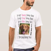 T-shirt Unisex de Pet Lover personnalisé (Devant)