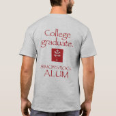 T-shirt Unisex "décrochage scolaire" Tee (Dos)