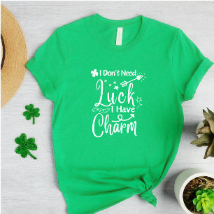 T-shirt Unisex Funny Luck Clover St Paddys Day Femmes