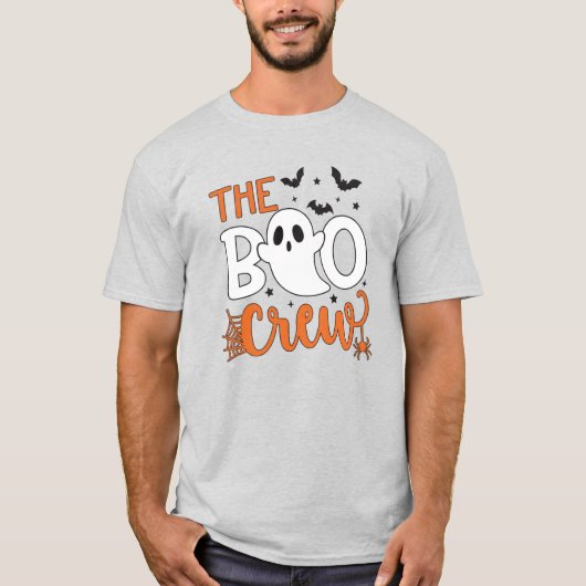 T-shirt Unisex Ghost Halloween de l'équipage (Devant)