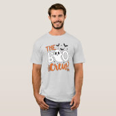 T-shirt Unisex Ghost Halloween de l'équipage (Devant entier)