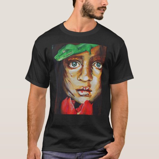 T-shirt Unisex/Homme - Eve et le Serpent (Devant)