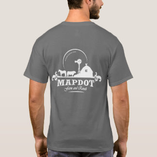 T-Shirt Unisex (Logo Back) Mapdot Farm & Ranch
