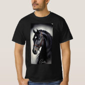 T-shirt Unisex pour Cheval (Devant)