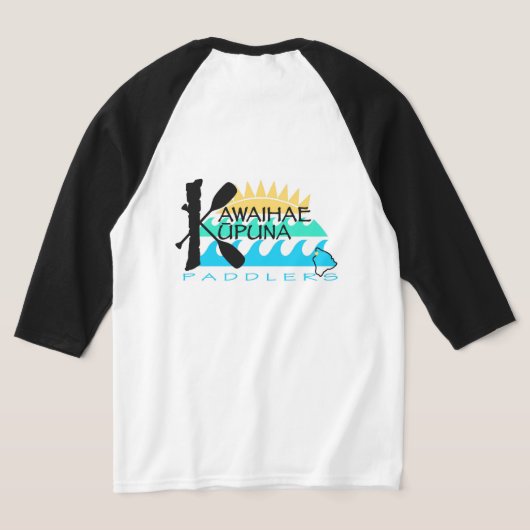 T-shirt unisexe à manches 3/4 (Couchage Retour)