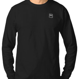 T-Shirt Unisexe à Manches Longues Logo Blanc ISD