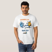 T-Shirt Unisexe Bye Bye 29 – Hello 30 (Devant entier)