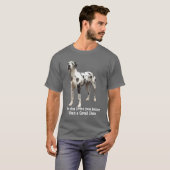 T-shirt unisexe de harlequin de great dane (Devant entier)