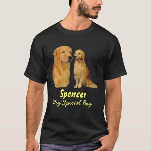 T-shirt unisexe d'or de Spencer (Devant)