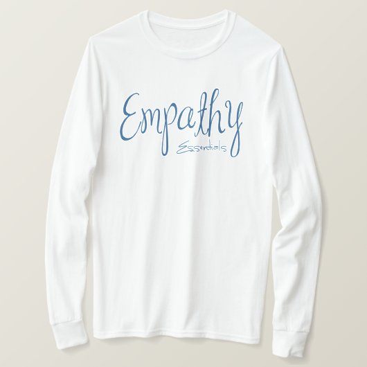 T-shirt unisexe Empathy Essentials (bleu) (Design devant)