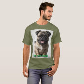 T-shirt Unisexe, Feu Toujours Fidèle, Tons Sombres, (Devant entier)