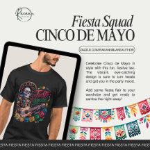 T-Shirt Unisexe Fiesta Squad Cinco de Mayo