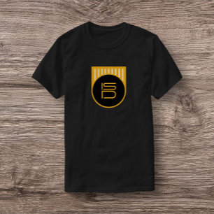 T-Shirt Unisexe ISD Noir & Or Symbole
