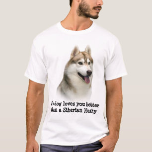 T-shirt unisexe magnifique de chien de traîneau