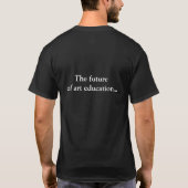 T-shirt unisexe noir de Zarolla (Dos)
