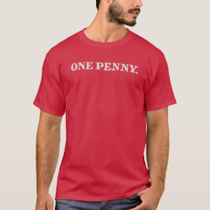 T-Shirt Unisexe One Penny Rouge