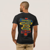 T-shirt unisexe Panneau de voyage (Dos entier)