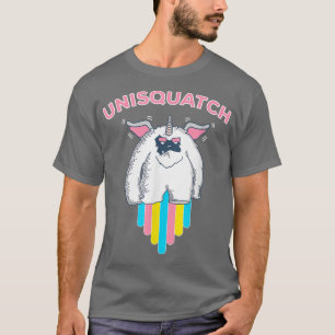 T-shirt Unisquatch Unicorn Sasquatch T