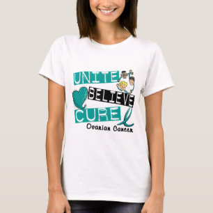 T-shirt UNISSEZ CROIENT le Cancer ovarien de TRAITEMENT