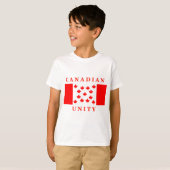 T-shirt Unité canadienne (Devant entier)