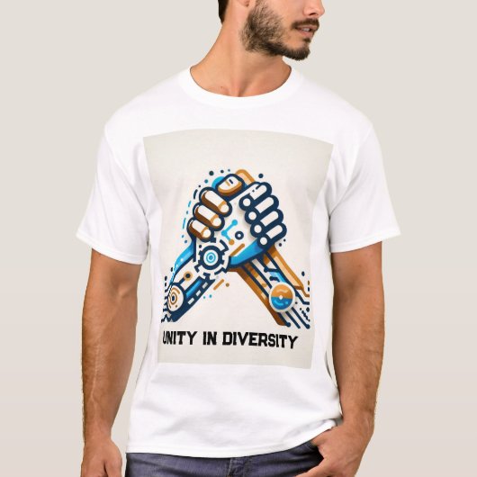 T-shirt Unité dans la diversité (Devant)