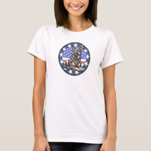 T-shirt Unité de chiens de police militaire K9