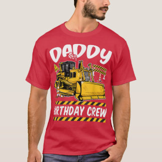 T-shirt Unité de construction Papa Birthday Camion Excavat