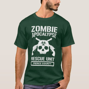 T-shirt Unité de délivrance d'apocalypse de zombi